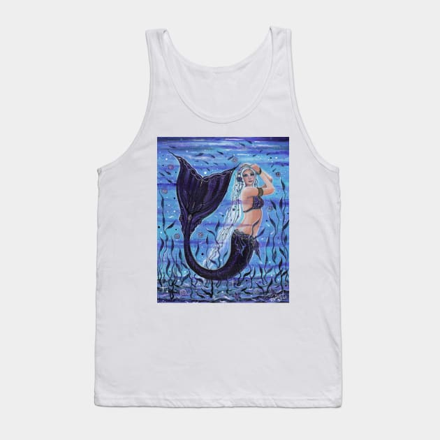 Sea gypsy mermaid by Renee Lavoie Tank Top by ReneeLLavoie